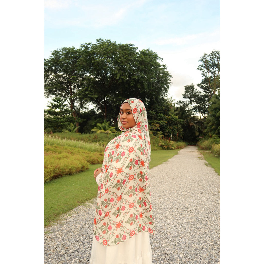 SABA Blockprint Modal Printed Hijab
